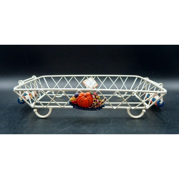 Temptations Bakeware By Tara Harvest Bounty Rectangular Basket Only 13 Inch - Picture 3 of 8